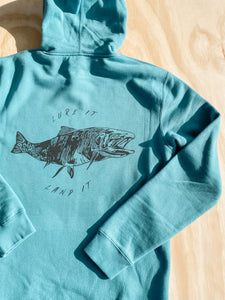 Lure it Land it Trout hoodie